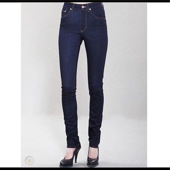 Acne Studios Needle Raw high rise skinny jeans size 28 - Picture 1 of 6